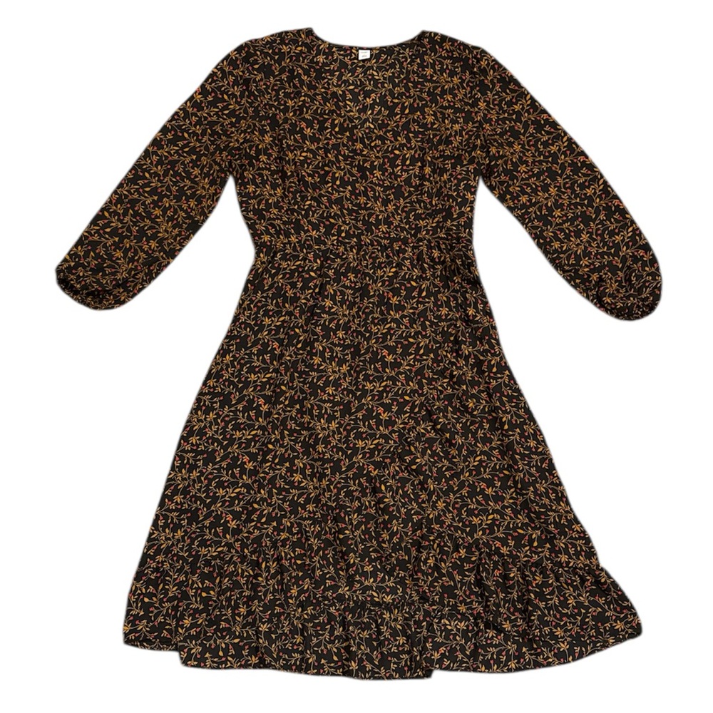Old Navy floral Wrap front dress - size large